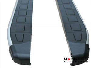 Jeep Renegade Side Steps - ProSide Running Boards - Silver / Black